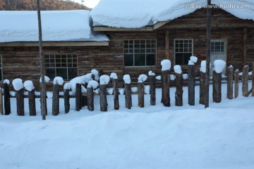 中国雪乡 雪景