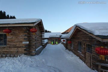 雪乡 双峰林场 中国雪乡 雪景