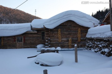 雪乡 双峰林场 中国雪乡 雪景