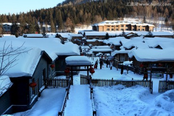 雪乡 双峰林场 雪景 白雪 乡