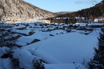 雪乡 双峰林场 中国雪乡 雪景