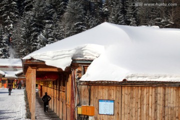 雪乡 双峰林场 雪景 白雪 乡