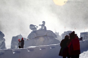 雪乡 双峰林场 中国雪乡 雪景