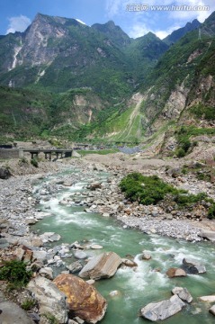 山谷山涧河谷河滩河流