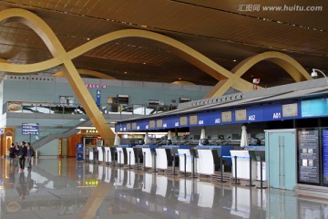 昆明新机场 航站楼内景