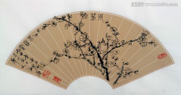 中國畫梅花