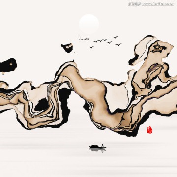 意境水墨畫