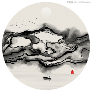 水墨山水
