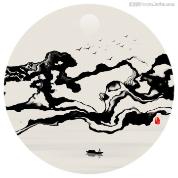 意境水墨畫