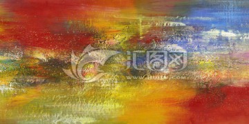 抽象畫(huà) 趙無(wú)極風(fēng)格裝飾畫(huà)