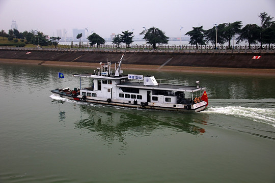 长江三峡 葛洲坝 海巡船