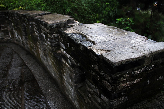 长沙 雨中天心阁