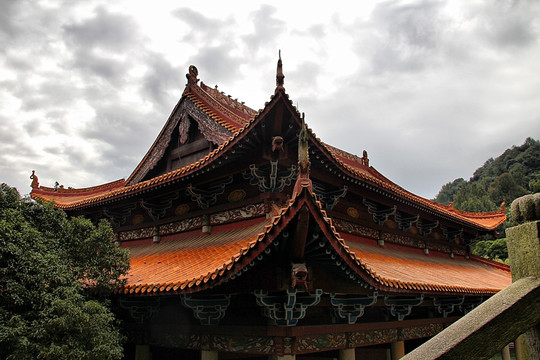 长沙 岳麓山 麓山寺