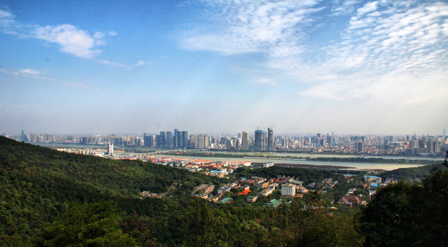 长沙 岳麓山 俯瞰