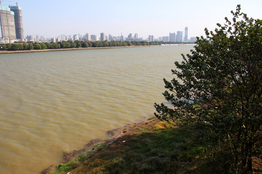 长沙 湘江水 湘江边