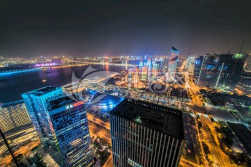 钱江新城夜景