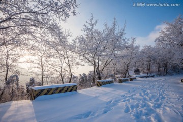 雪 雪景 白雪 仰天山风光 冬