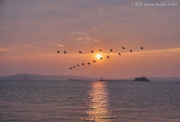 厦门海滨日出