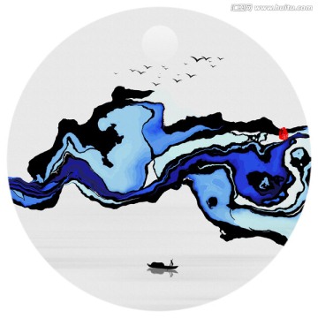 意境水墨畫