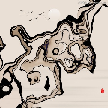 水墨畫