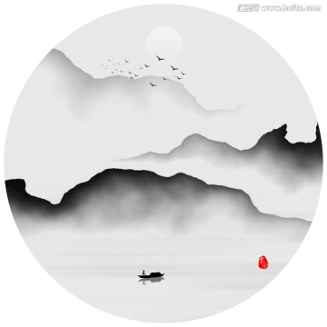水墨畫 意境山水