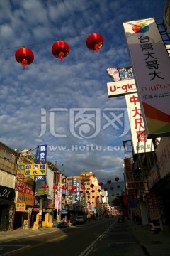 台湾街道晨景