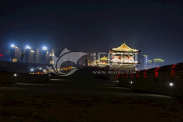 大同古城夜景