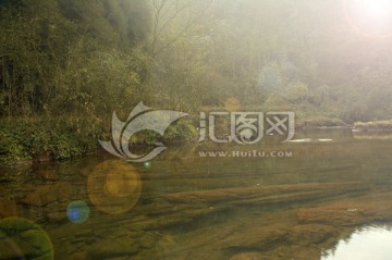 秀水山韵 天台山溪流水景