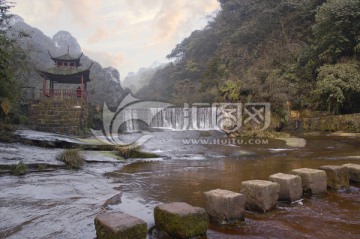 秀水山韵 天台山溪流水景