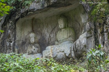 飞来峰石雕造像群