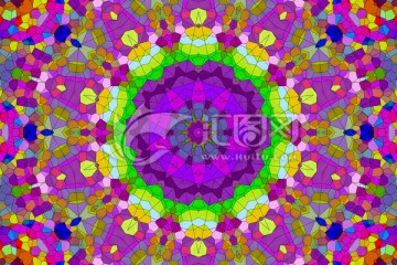 染色玻璃拼花教堂玻璃 無分層