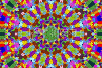 染色玻璃拼花教堂玻璃 無分層