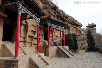 陕西 榆林 红石崖 雄山寺