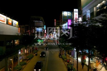 台北 街道 夜景