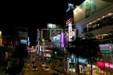 台北街景 夜景