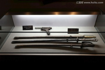 博物馆 展示 日本战刀