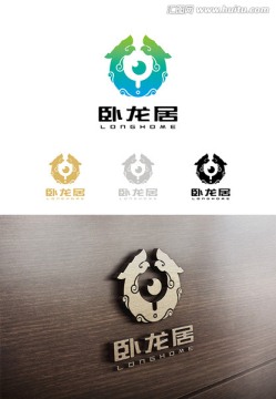 臥龍居Logo