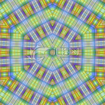 幾何花型印花圖案背景