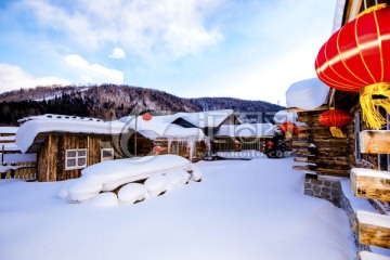 雪乡雪景