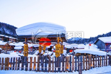 雪乡雪景