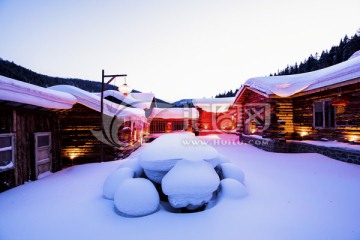 雪乡雪景