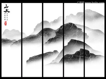 抽象山水畫