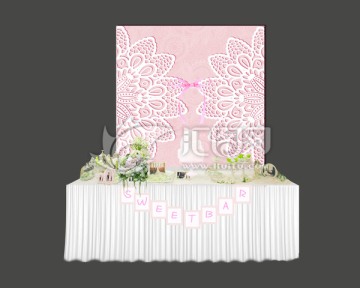 粉白甜品區(qū) 蕾絲