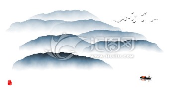 意境水墨畫(huà) 墨跡
