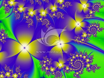 數(shù)碼分形花卉