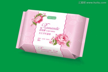 女士衛(wèi)生濕巾30片展開(kāi)圖