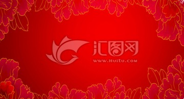 年會(huì)背景分層文件