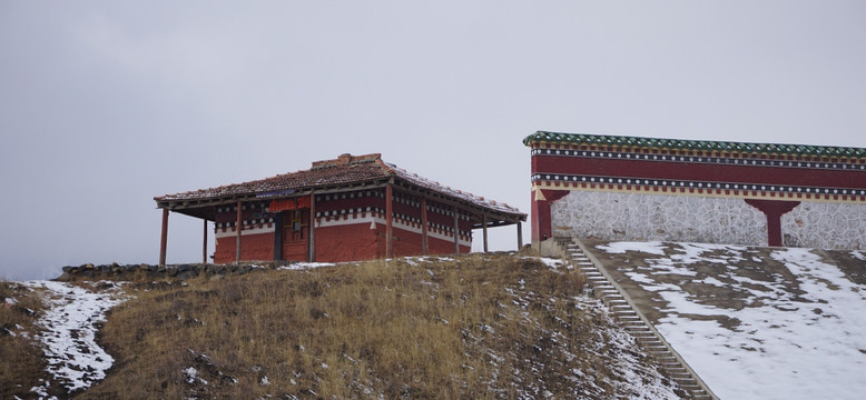 雪后朗木寺