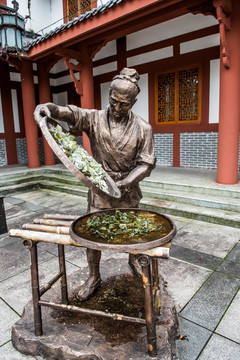 太姥山 制茶雕塑