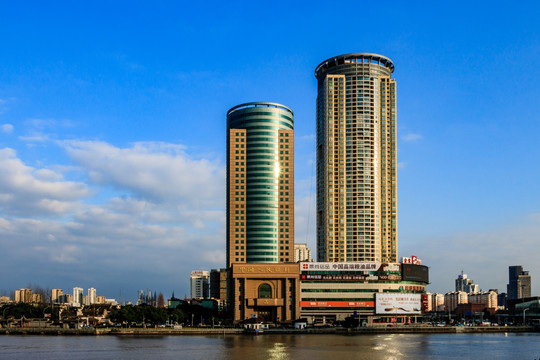 宁波三江口风景 城市风光 宁波